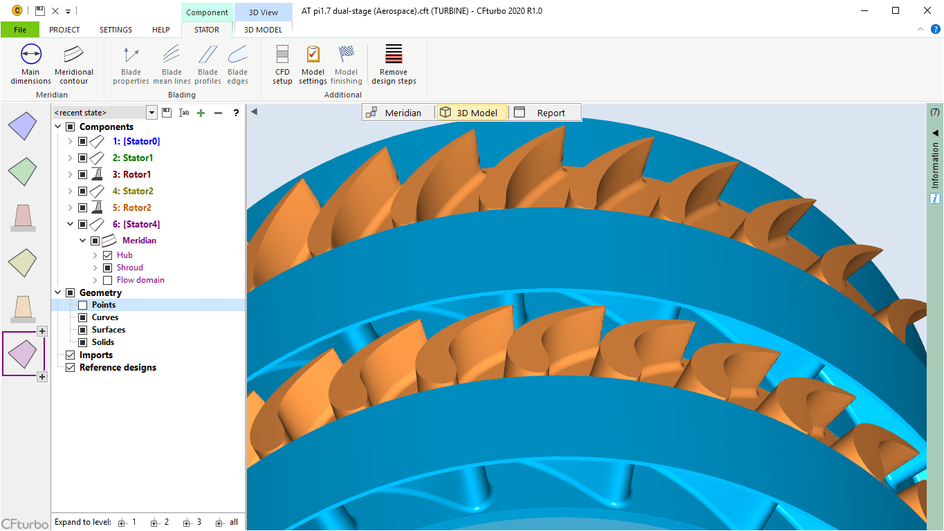 Axial turbine