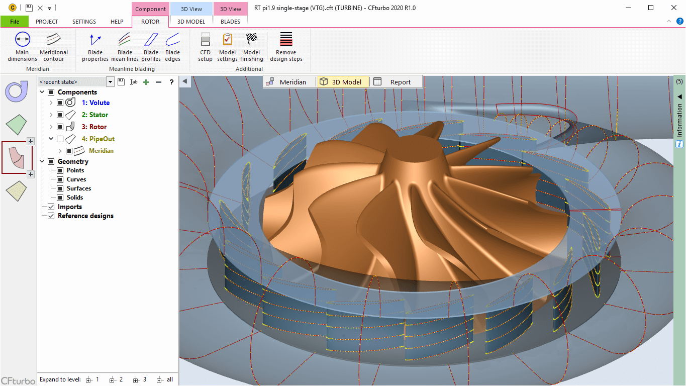 Radial turbine