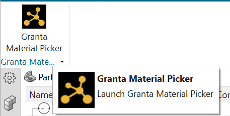 Material Model Picker Button