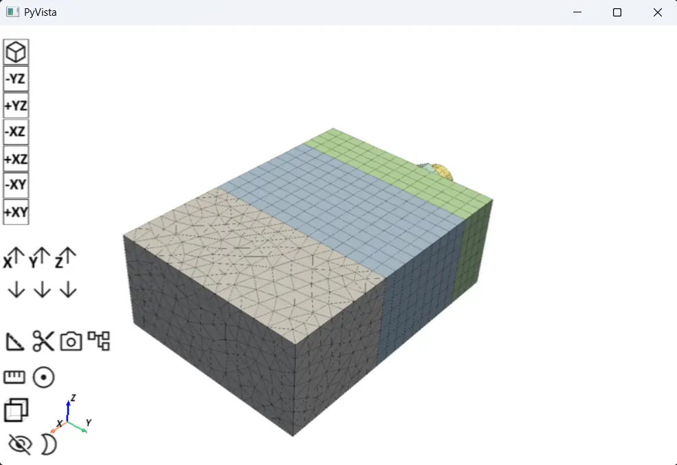 Generated mesh